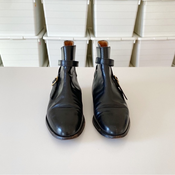 John Lobb Sulky Boot in Black Calf Leather Size 45C - Picture 4 of 8